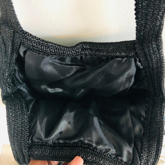 Multicolor Striped Rainbow Woven Shoulder Bag - Picture 3 of 4